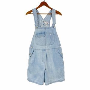 Tower Hill Sport Vintage 100% Cotton Jean Overall Shorts Size Small